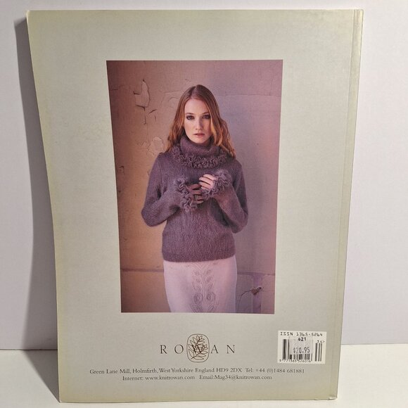 2003 Rowan Knitting UK Magazine Issue #34 Patterns Instructions Vintage Book - Picture 2 of 10